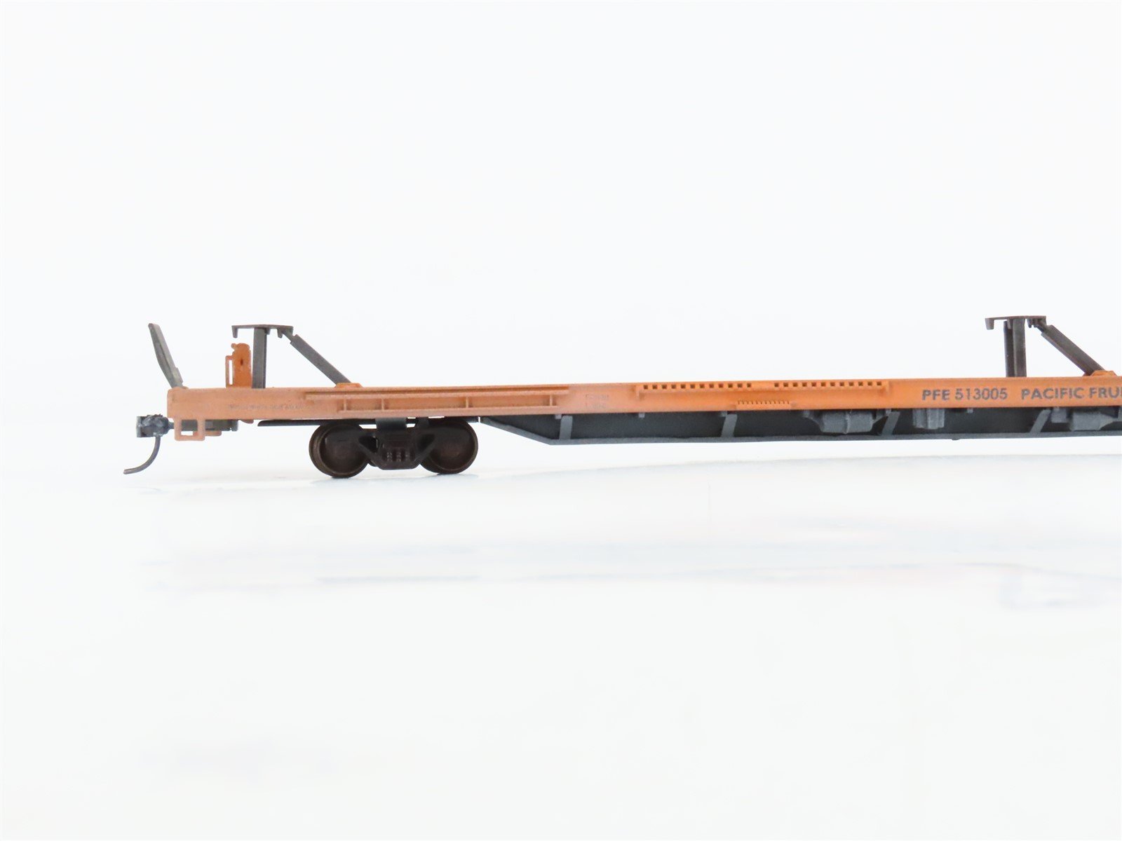 LOT of 4 HO Scale SSW/PFE/NAEX 86' Flatcars Weathered & UPGRADED