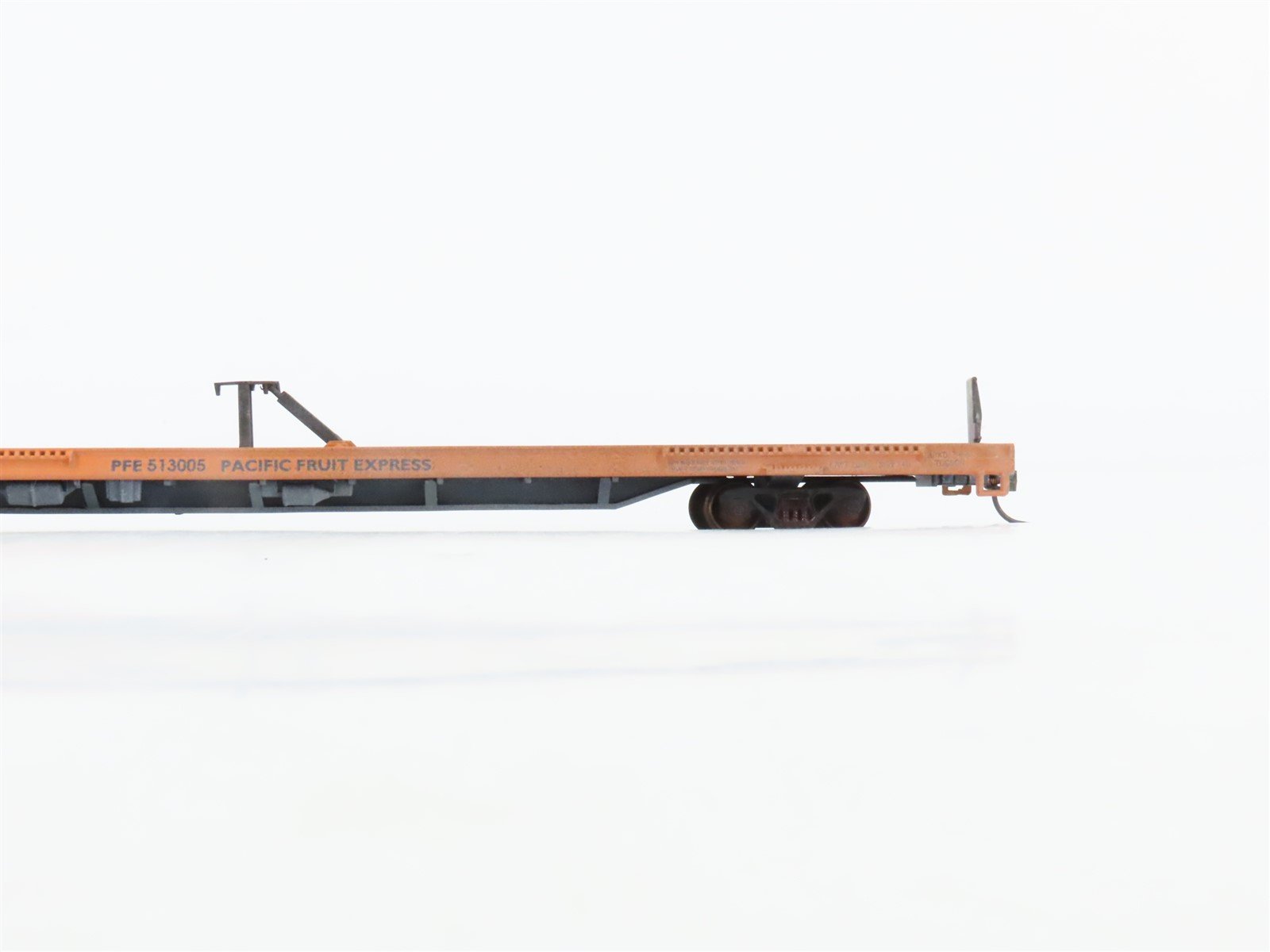 LOT of 4 HO Scale SSW/PFE/NAEX 86' Flatcars Weathered & UPGRADED