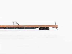 LOT of 4 HO Scale SSW/PFE/NAEX 86' Flatcars Weathered & UPGRADED