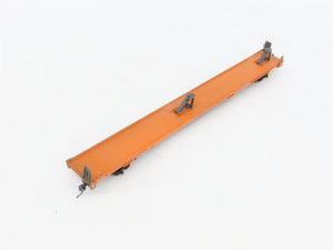 LOT of 4 HO Scale SSW/PFE/NAEX 86' Flatcars Weathered & UPGRADED