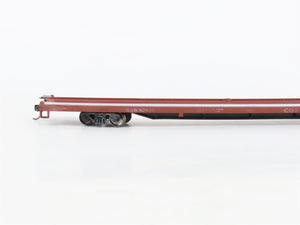 LOT of 4 HO Scale SSW/PFE/NAEX 86' Flatcars Weathered & UPGRADED