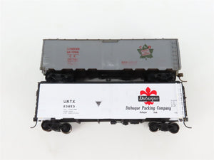 LOT of 8 HO WFEX/CGW/CN/URTX/PFE/BREX/REA Reefer Cars Weathered & UPGRADED