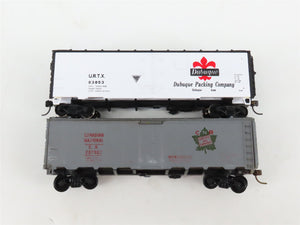 LOT of 8 HO WFEX/CGW/CN/URTX/PFE/BREX/REA Reefer Cars Weathered & UPGRADED