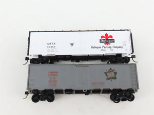 LOT of 8 HO WFEX/CGW/CN/URTX/PFE/BREX/REA Reefer Cars Weathered & UPGRADED
