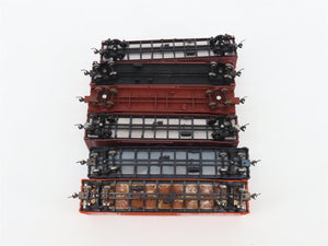 LOT of 6 HO Scale CGW/Southern/IC/B&O/CNW 50' Boxcars UPGRADED