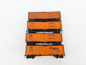 LOT of 10 HO Scale SFRD Santa Fe 40' Reefer Cars UPGRADED