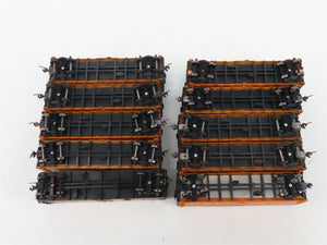 LOT of 10 HO Scale SFRD Santa Fe 40' Reefer Cars UPGRADED