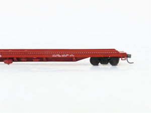 LOT of 4 HO Scale TTX/SP Assorted Flatcars Weathered & UPGRADED