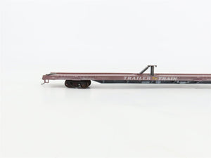 LOT of 4 HO Scale TTX/SP Assorted Flatcars Weathered & UPGRADED