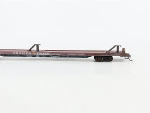 LOT of 4 HO Scale TTX/SP Assorted Flatcars Weathered & UPGRADED