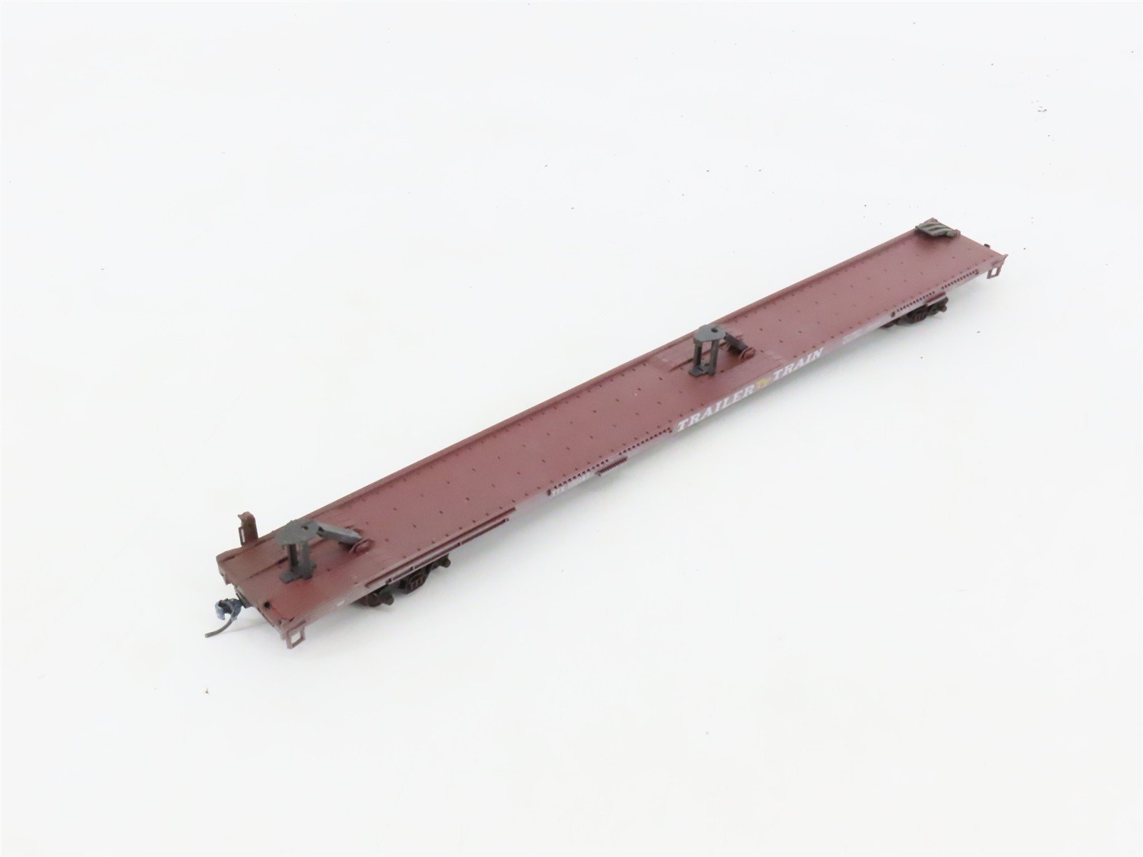 LOT of 4 HO Scale TTX/SP Assorted Flatcars Weathered & UPGRADED