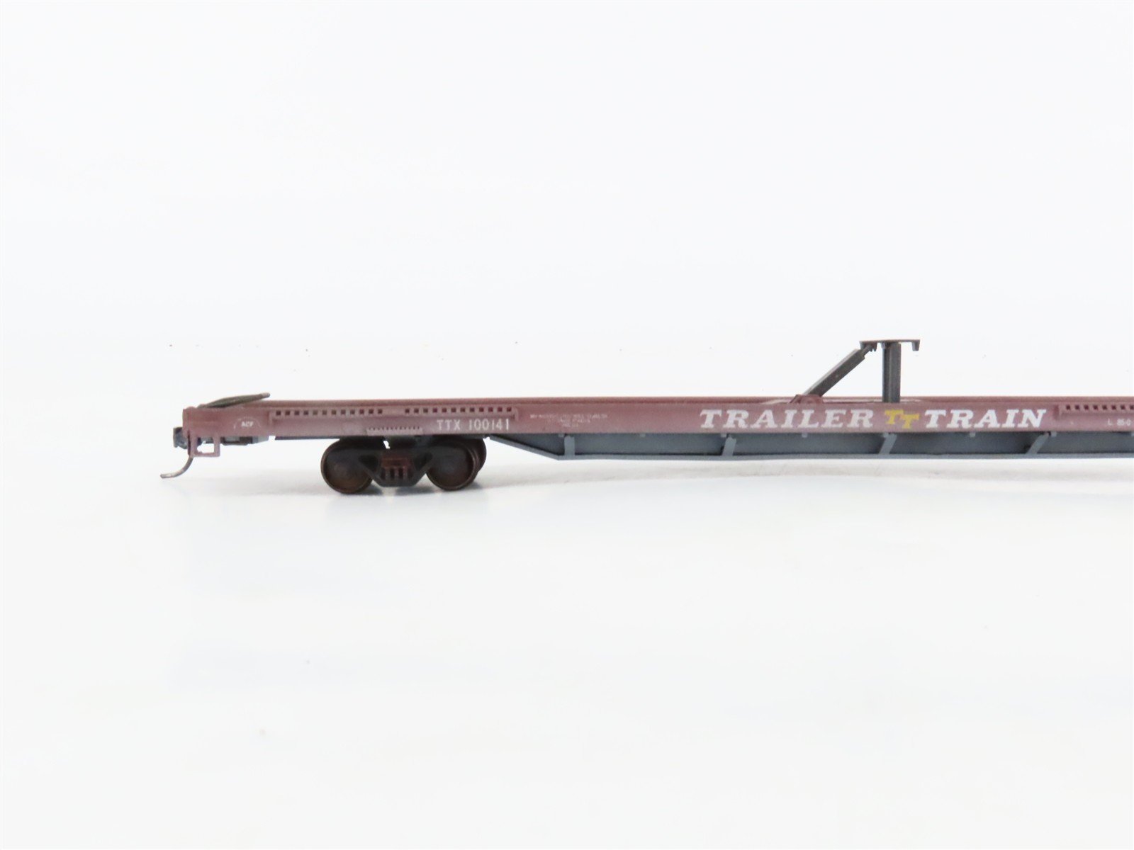 LOT of 4 HO Scale TTX/SP Assorted Flatcars Weathered & UPGRADED