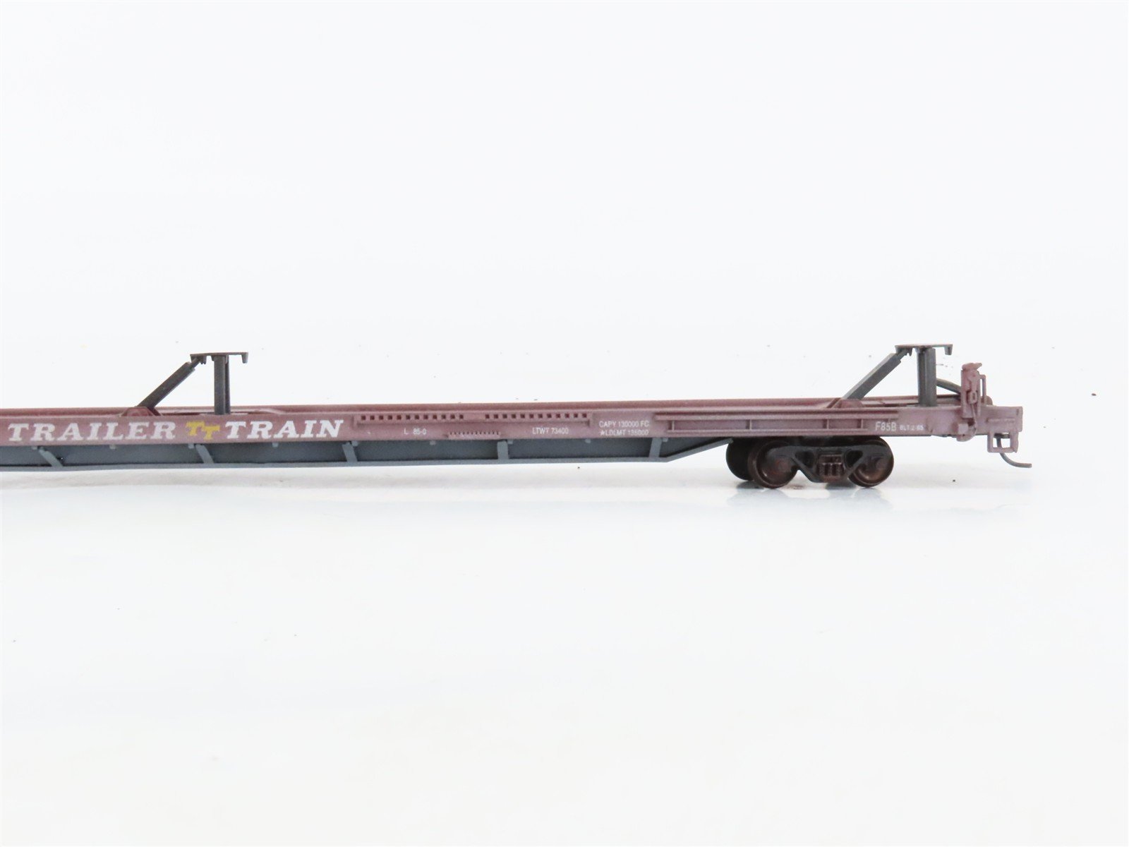 LOT of 4 HO Scale TTX/SP Assorted Flatcars Weathered & UPGRADED