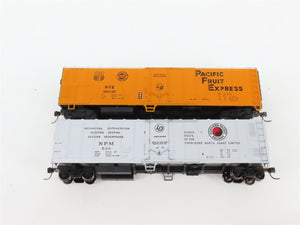 LOT of 6 HO Scale NPM/SOO/MILW/USLX/SPFE/PFE Assorted Boxcars UPGRADED