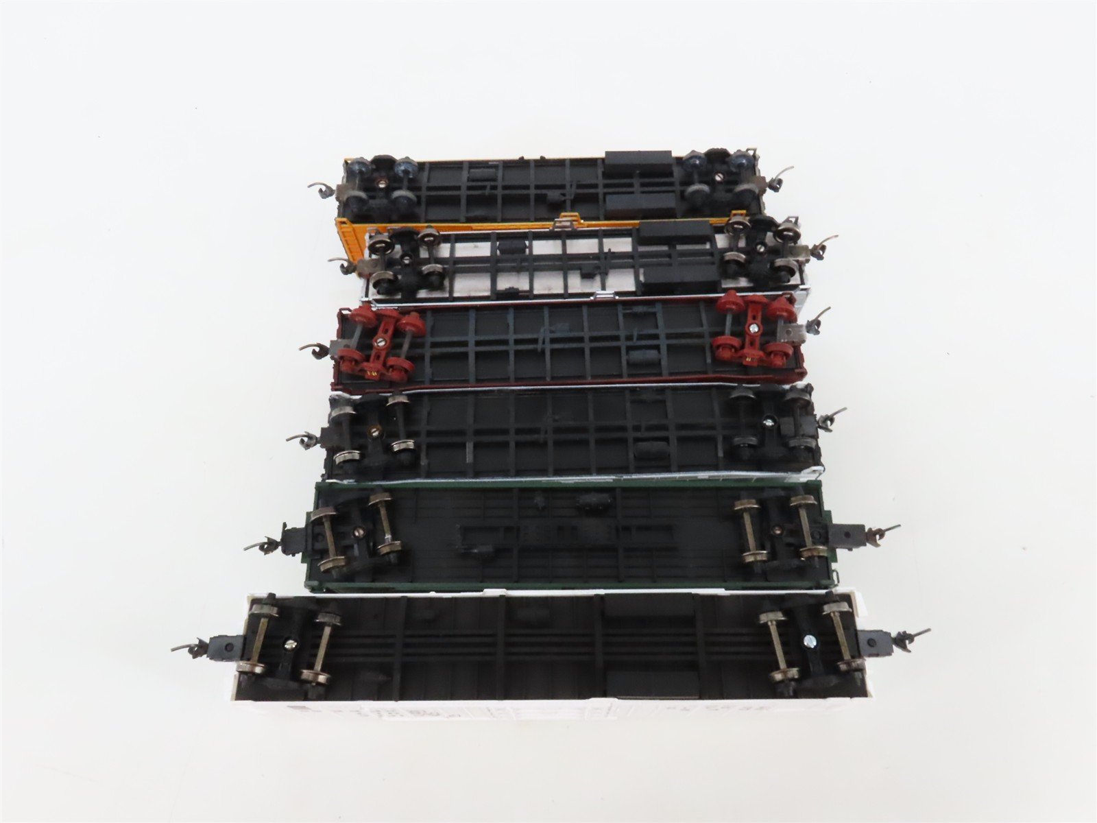 LOT of 6 HO Scale NPM/SOO/MILW/USLX/SPFE/PFE Assorted Boxcars UPGRADED