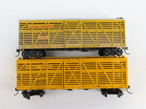 LOT of 10 HO Scale MILW/MKT/CGW/CP/N&W/UP/MKT Assorted Stock & Boxcars UPGRADED