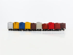LOT of 10 HO Scale MILW/MKT/CGW/CP/N&W/UP/MKT Assorted Stock & Boxcars UPGRADED