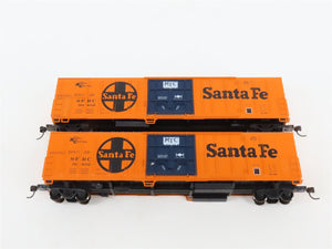 LOT of 5 HO Scale SFRC Santa Fe 50' Boxcars UPGRADED