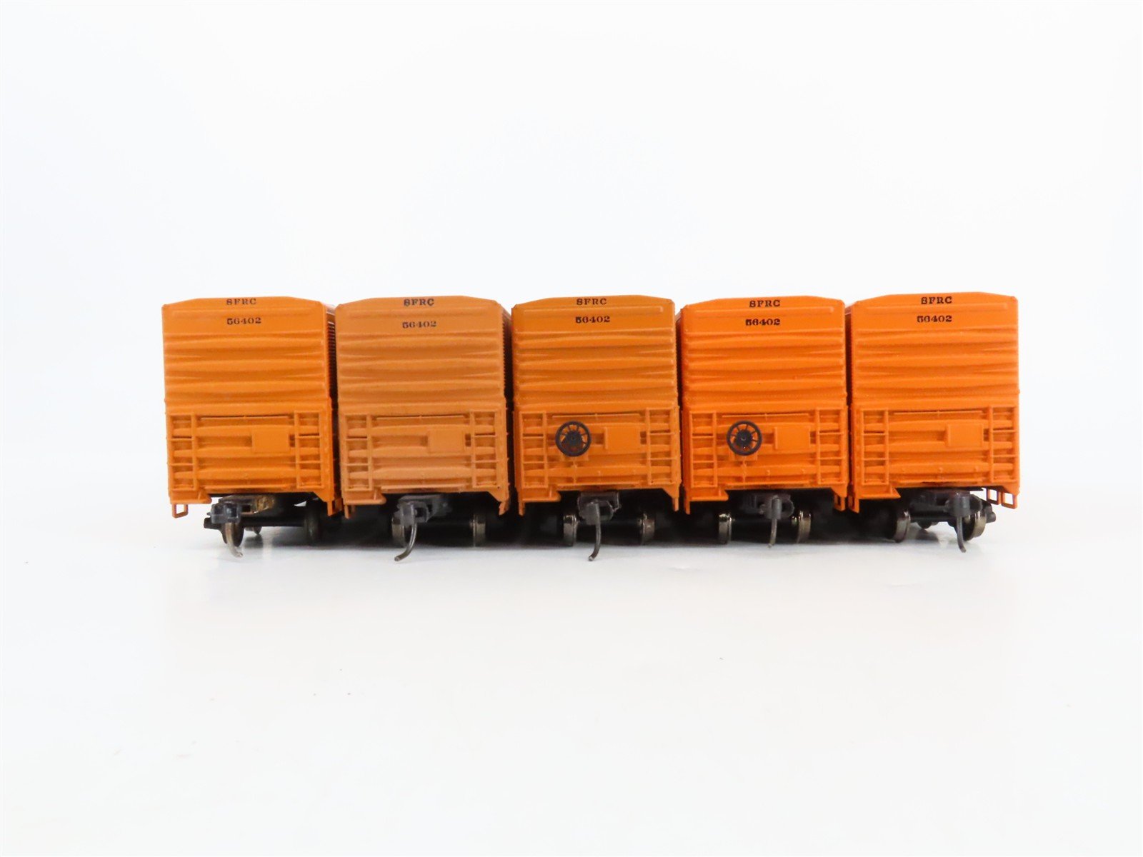 LOT of 5 HO Scale SFRC Santa Fe 50' Boxcars UPGRADED