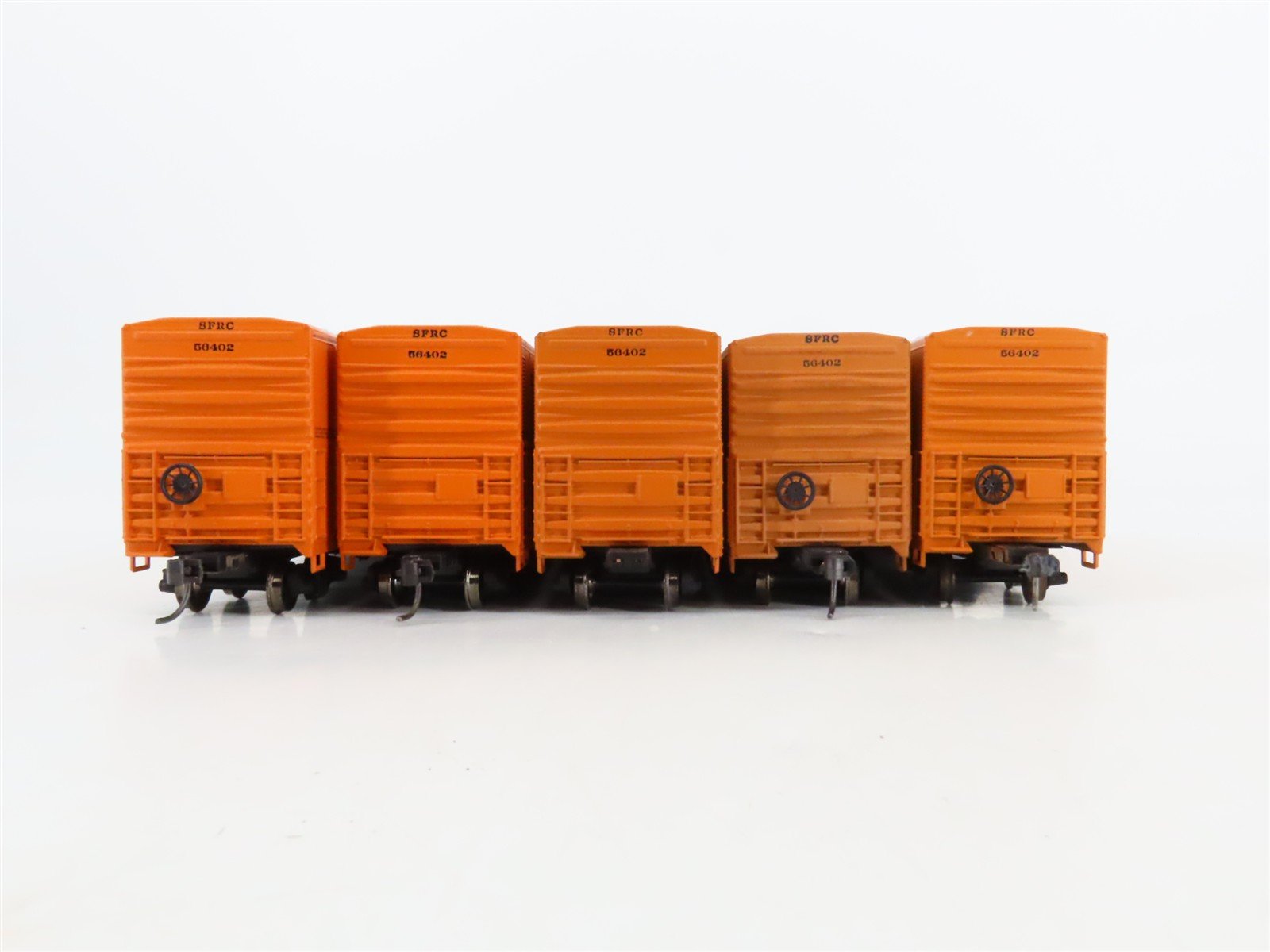 LOT of 5 HO Scale SFRC Santa Fe 50' Boxcars UPGRADED