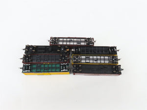 LOT of 7 HO Scale WP/SLSF/REX/PRR/UP/GBW 50' Boxcars UPGRADED