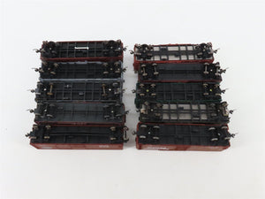 LOT of 10 HO Scale NYC/SLSF/PRR/REX/ACL/WP/NYC/SP/MILW 40' Boxcars UPGRADED