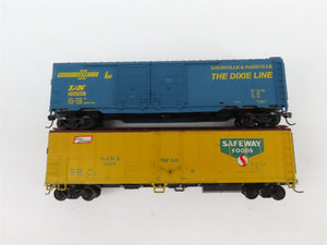 LOT of 7 HO Scale GBW/GARX/NADX/L&N/LV/RF&P/SP 50' Boxcars UPGRADED