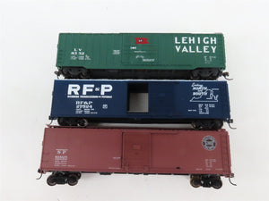 LOT of 7 HO Scale GBW/GARX/NADX/L&N/LV/RF&P/SP 50' Boxcars UPGRADED