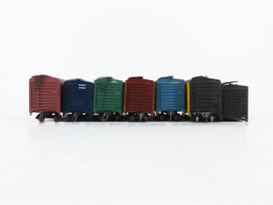 LOT of 7 HO Scale GBW/GARX/NADX/L&N/LV/RF&P/SP 50' Boxcars UPGRADED