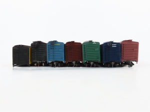 LOT of 7 HO Scale GBW/GARX/NADX/L&N/LV/RF&P/SP 50' Boxcars UPGRADED