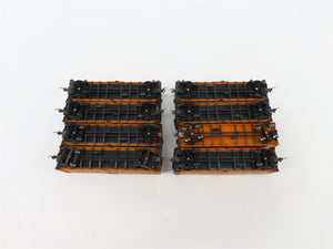 LOT of 8 HO Scale SFRD Santa Fe 40' Reefer Cars Weathered & UPGRADED