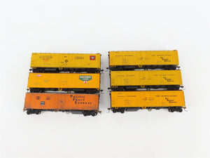 LOT of 6 HO Scale FGCX/BRMX/PFE Mechanical Reefer Cars UPGRADED