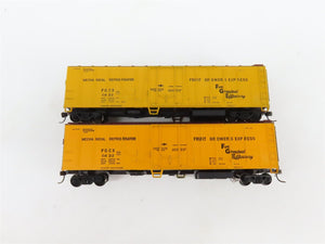 LOT of 6 HO Scale FGCX/BRMX/PFE Mechanical Reefer Cars UPGRADED