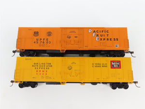 LOT of 6 HO Scale NPM/URT/UPFE/BRMX Assorted Mechanical Reefer Cars UPGRADED