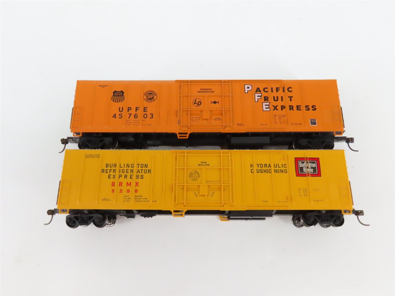 LOT of 6 HO Scale NPM/URT/UPFE/BRMX Assorted Mechanical Reefer Cars UPGRADED