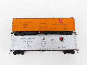 LOT of 6 HO Scale NPM/URT/UPFE/BRMX Assorted Mechanical Reefer Cars UPGRADED