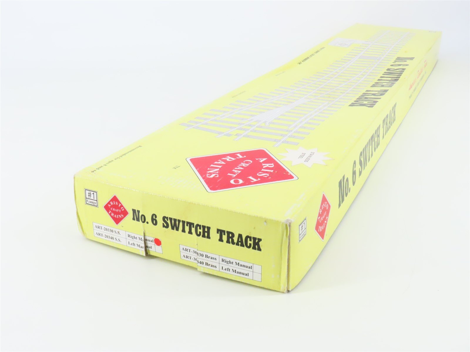 G Scale Aristo-Craft ART-20330 SS #6 Manual Righthand Switch Track Piece