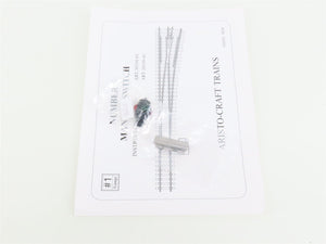 G Scale Aristo-Craft ART-20330 SS #6 Manual Righthand Switch Track Piece