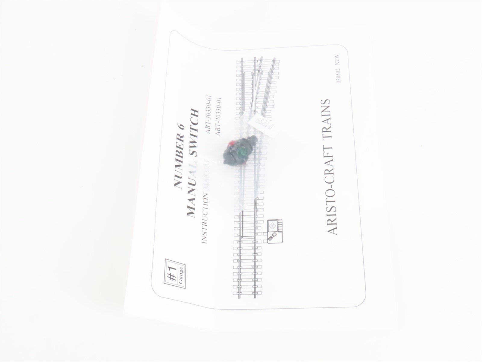 G Scale Aristo-Craft ART-20340 SS #6 Manual Lefthand Switch Track Piece
