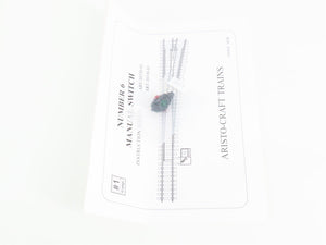 G Scale Aristo-Craft ART-20340 SS #6 Manual Lefthand Switch Track Piece
