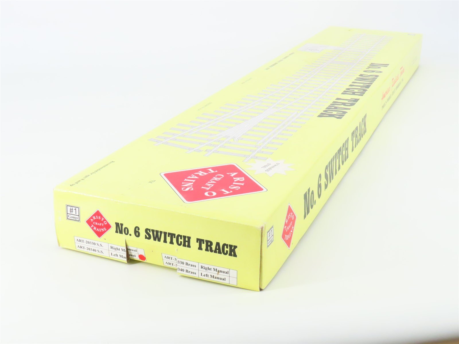 G Scale Aristo-Craft ART-20340 SS #6 Manual Lefthand Switch Track Piece