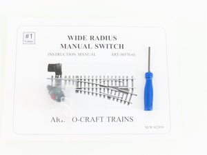 G Scale Aristo-Craft ART-20380 Manual Lefthand Switch Track Piece
