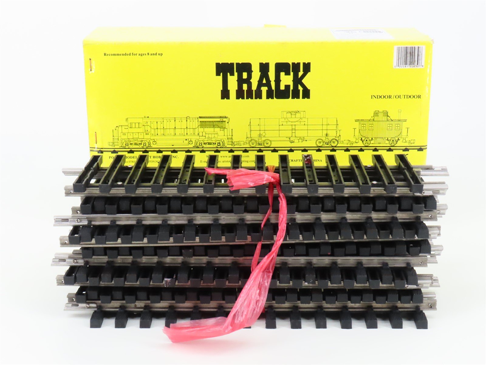 G Scale Aristo-Craft ART-11000 12" Straight Track 12-Piece Pack