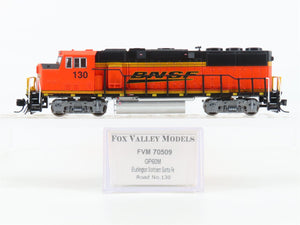 N Scale Fox Valley FVM 70509 BNSF Railway GP60M Diesel Locomotive #130