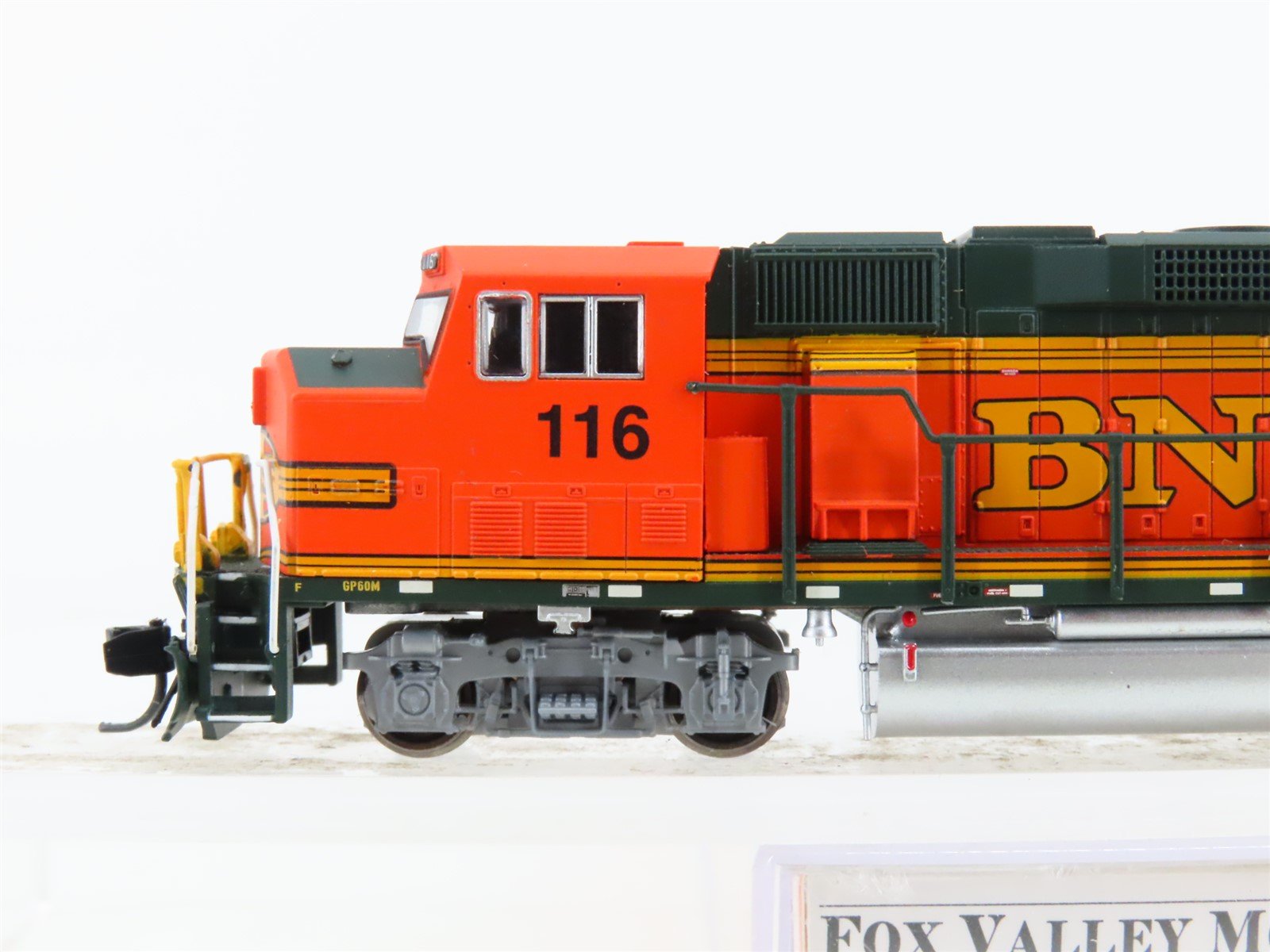 N Scale Fox Valley FVM 70506 BNSF Railway H2 Paint GP60M Diesel Locomotive #116