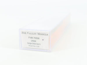 N Scale Fox Valley FVM 70506 BNSF Railway H2 Paint GP60M Diesel Locomotive #116