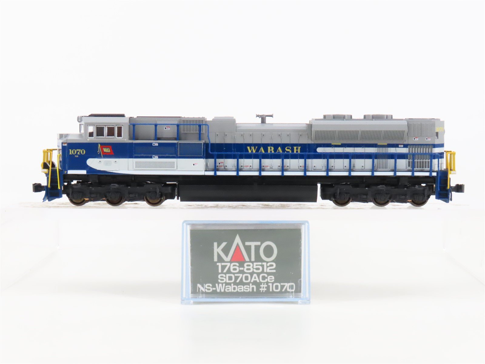 N Scale KATO 176-8512 NS Wabash Heritage SD70ACe Diesel Locomotive #1070