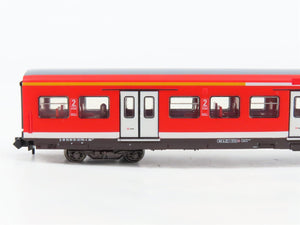 N Scale Trix 15890 DB Deutsche Bahn Wagon & Control Passenger 2-Car Set