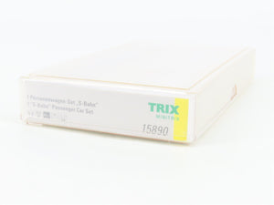 N Scale Trix 15890 DB Deutsche Bahn Wagon & Control Passenger 2-Car Set