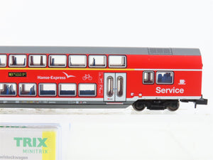 N Scale Trix 15776-01 DB Deutsche Bahn Hanse-Express Bi-Level Passenger Car